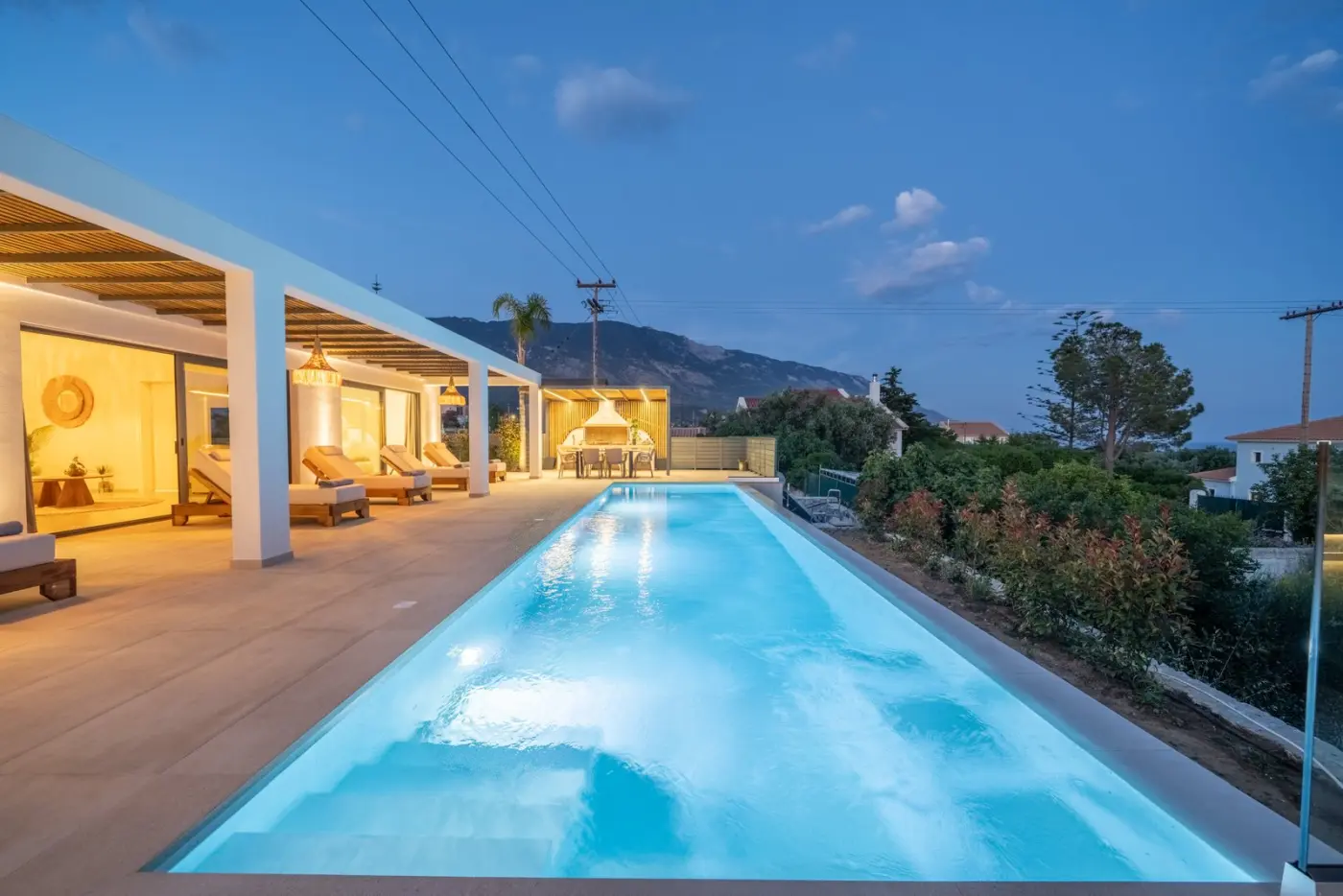 Villa Marku BBQ area