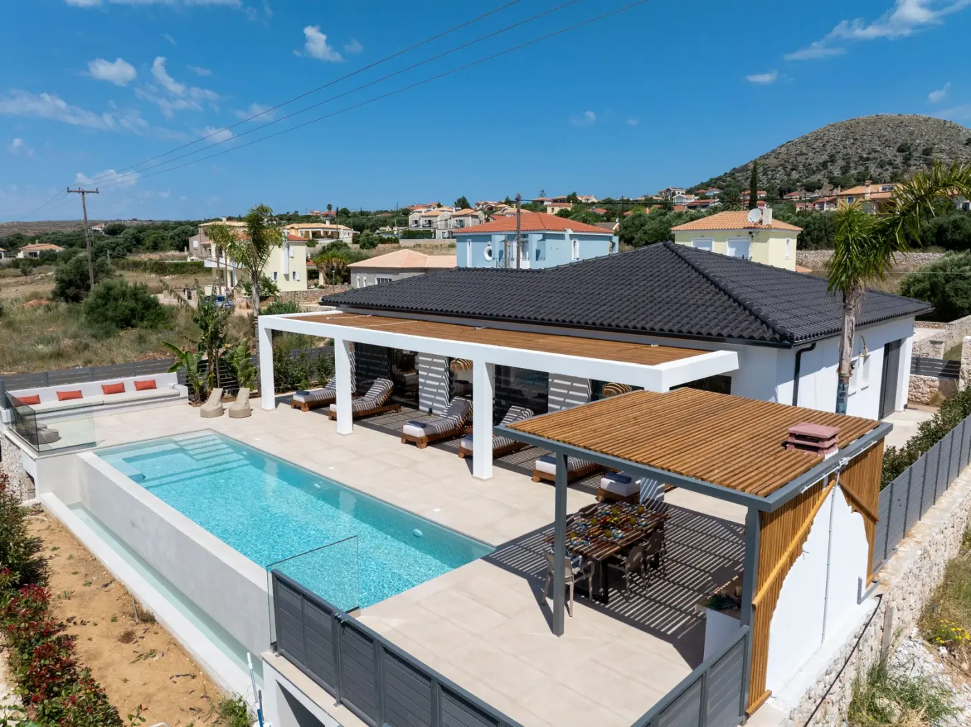 Karavados and the surrounding Kefalonia landscape